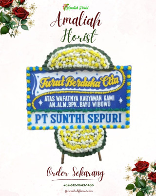 Papan Bunga Duka di Kedundang