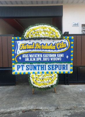 Papan Bunga Duka di Kedundang